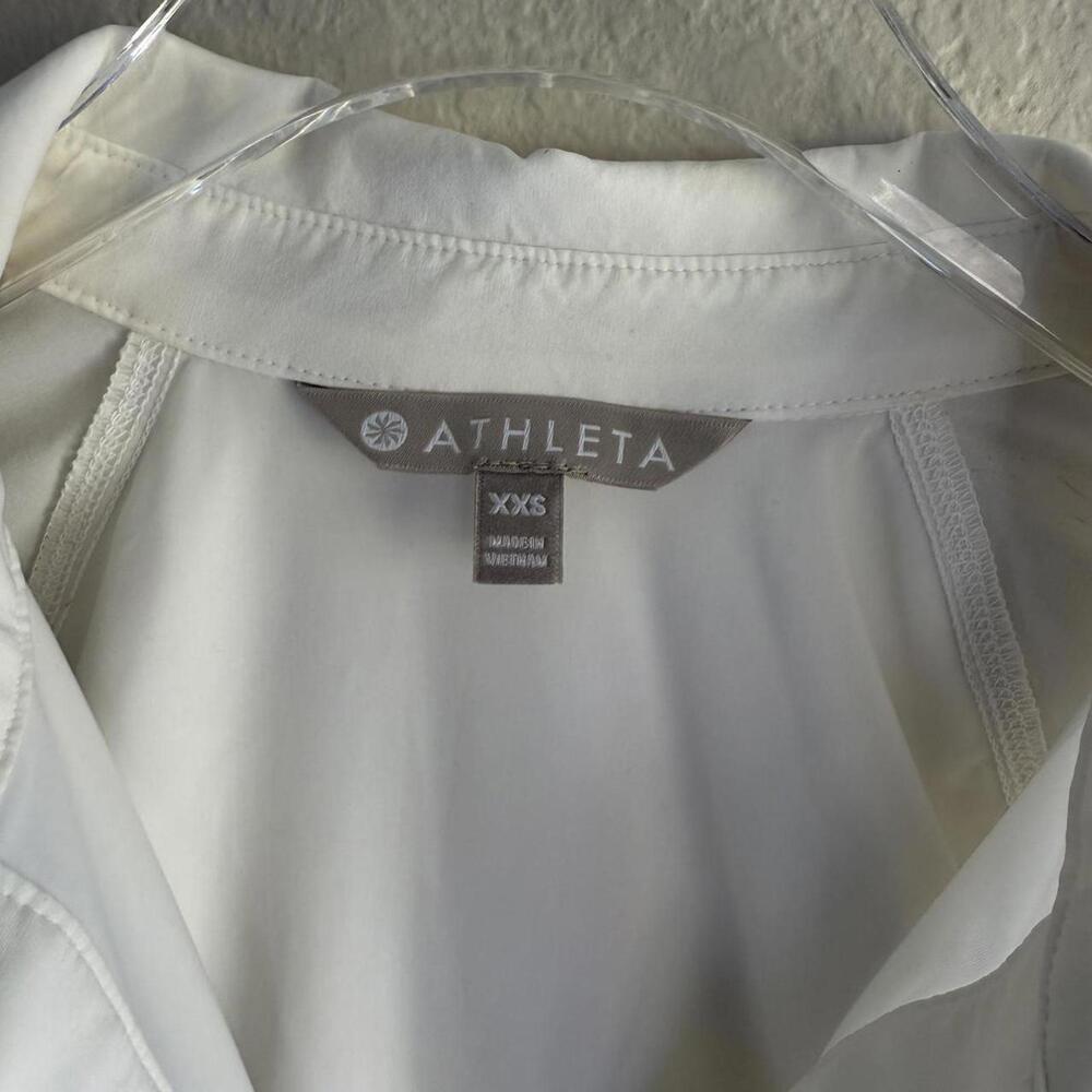Athleta White Button Up Jacket - image 5